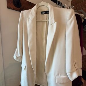 Zara Women's Classic Cream Blazer
